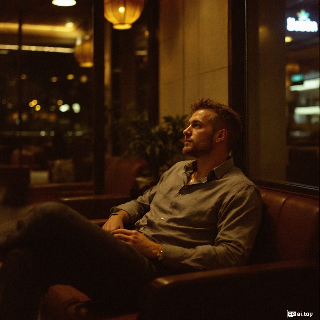 DSC09987.CR2 man sitting alone airport lounge night